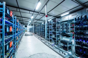 Granja de minería bitcoin