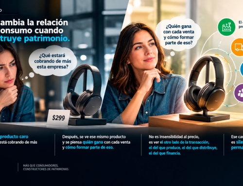 Cuando construyes patrimonio, cambia la forma en que ves el consumo